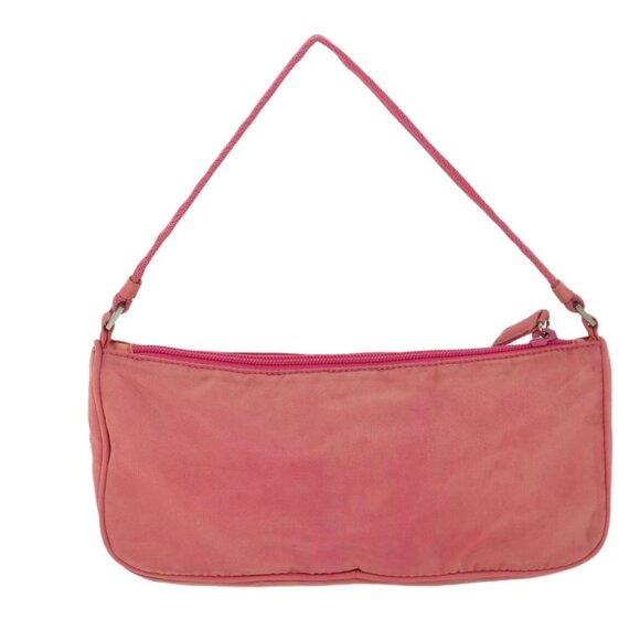 PRADA Accessory Pouch Nylon Pink Auth 54784 - Picture 2 of 15